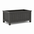 Hochbeet Pflanzkasten Anthrazit WPC Rechteckig 80 x 40 x 40 cm